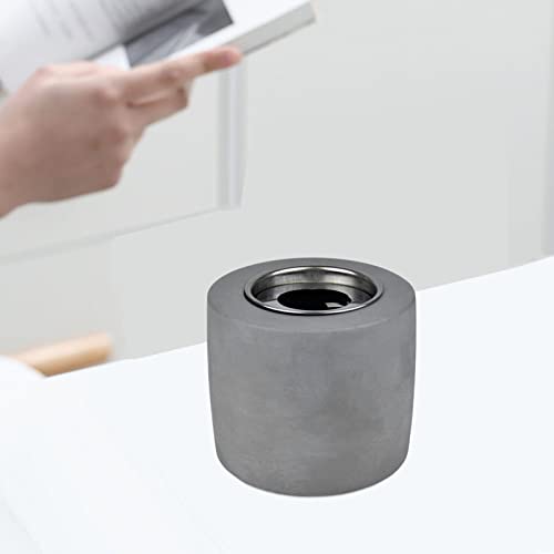 ATORSE® Soft Drink Smoke Tabletop Fireplace Indoor Outdoor Gray