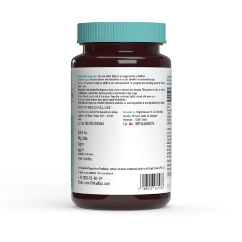 HealthKart HK Vitals Fat Burner, with L-Carnitine, Garcinia Cambogia, & Caffeine, Supports Weight Management & Fuels Metabolism, Pack of 60 Tablets