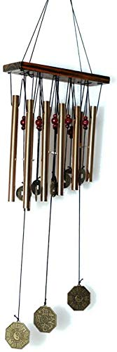 Doon Furniture House Wind Chain Brass Windchime (50 inch, Multicolor)