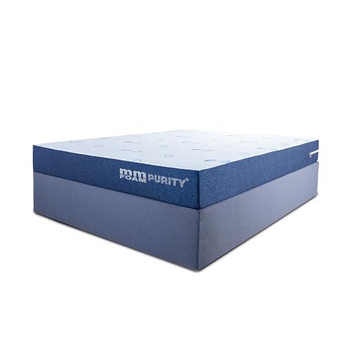 MM FOAM Purity+ 100% Natural Pincore Latex Hybrid Mattress | Hypoallergenic | High-Density PU Foam | Plush Design with 10-Year Warranty | King, 84 x 72 x 6