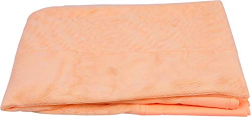 Divayanshi Peach Mosquito Net for Single Bed/Double Bed, 7x7 Insect Protection Net