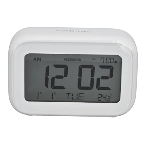 Table Clock, Volume Adjustment Digital Clock for Home for Bedroom for Office