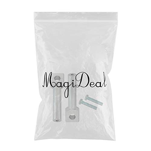 UJEAVETTE Motorcycle Handlebar Riser Kit 22/25mm Universal for Motocross Silver 25MM