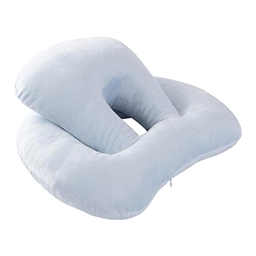 CALANDIS® Memory Foam Explosions Octopus Nap Pillow Support for Office Travelling Desk Light Blue | 1Xnap Pillow