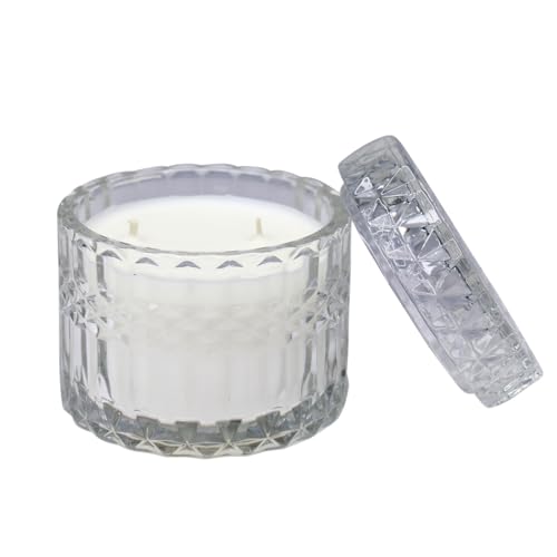 Confidence Crystal Jar Wax Candle Decorative Scented Glass Candle for Home/Office Table Décor Pack of 1