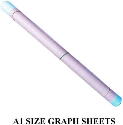 CRAFTWAFT A1 Size MM Division Jumbo Graph Sheet (White, 5)