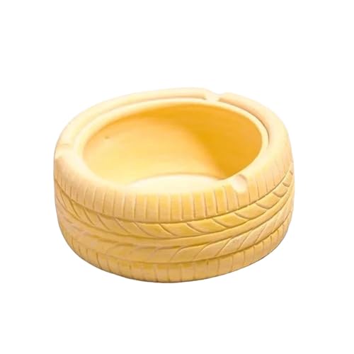 Tire Shape Ashtray Resin Decoration Ashtray for Living Room Home Accessories Yellow|Home & Garden|1 Tire Shape Ashtray