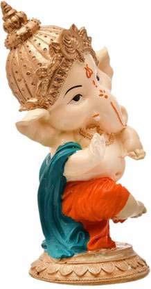 arham trades Dancing Super Quality polyresin Musical Ganesha 004