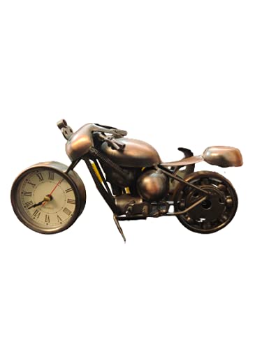 NAUTICAL COLLECTION Metal Bike Clock for Showpiece Home Decor Desk and Table Clock