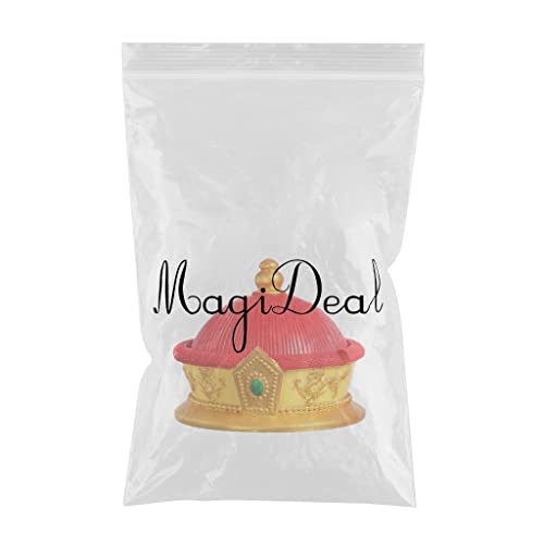 MYADDICTION Chinese Ashtray with Lid Resin Crafts Sculpture for Home Decoration Men Gift Red B