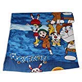 ROMAN HOMES Poly Cotton Fancy Flower Single Bed Size AC Blanket for Kids (DOREMON)