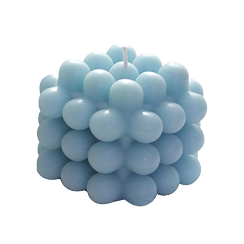 SAZ DEKOR Scented Candles Geometry Bubble Candles for Office Christmas Photo Props Blue