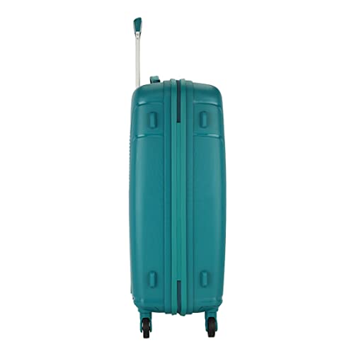 American Tourister Ivy 68 Cms Medium Check-in Polypropylene (PP) Hard Sided 4 Wheeler Spinner Luggage/Trolley Bag with TSA Lock (Sea Green)