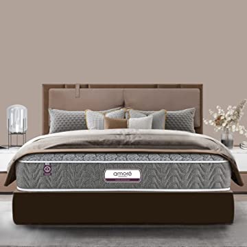 Amore Bond Dual Comfort 5.5 inch High Resilience & Rebonded Foam Orthopedic King Size Mattress 78x72x5.5.