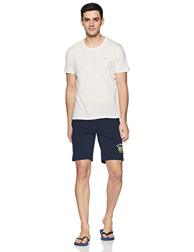 U.S. Polo Assn. Men Comfort Fit Heathered I670 Shorts - Pack of 1 (NAVY M)