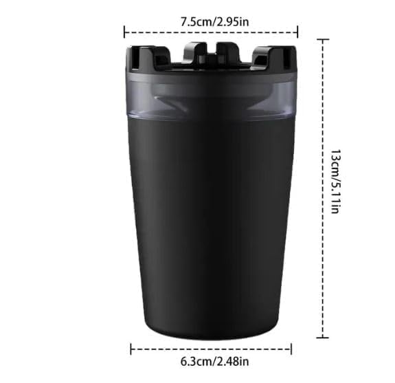 SOCATHEY Car Cigarette Ashtray with Lid & Water Tank - Portable Detachable Vehicle Ashtray Cigarette Ashtray Windproof Creative Ashtray With Funnel for Outdoor Travel or Home Office.2024