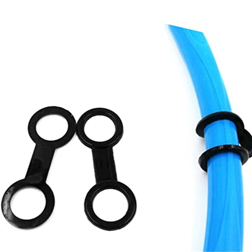 LOOM TREE® 4 Pieces Scuba Diving Dive Snorkeling Silicone Snorkel Mask Keeper Holder Black | Sporting Goods | Water Sports | Scuba & Snorkeling | Other Scuba & Snorkeling