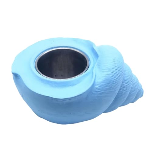 ATORSE® Indoor Fire Pit Portable Soft Drink Fireplace for Bathroom Dining Room Verandas Blue