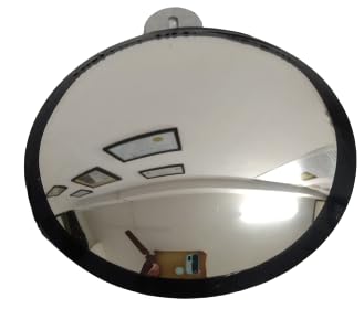 4" FengShui Mirror | Convex Glass Mirror | Reflect Negative Directional Energy | Caved Out | Laminated Back