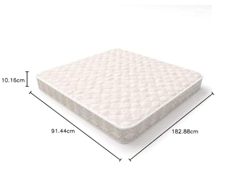 Coirfit Elegante 4 inch Single Size PU Foam Roll Packed Mattress (King) 75x72x4