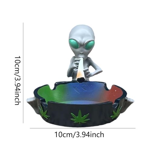 LOOM TREE® Ashtray Statue Soenirs Decor Crafts Unique Table Decor Figurine Decoration Gray | 1 Creative Ashtray Sculpture