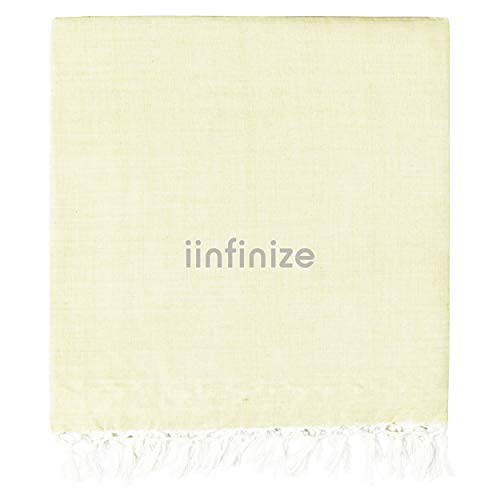 iinfinize Plain Pure Handloom Cotton- 100% Desi Thick and Heavy Cotton/Summer Blanket/Chadar/Travel Blanket Bhagalpuri Odhne Wali Chadar Set of 2 Combo Comforter