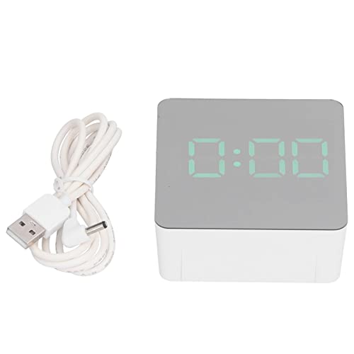 Led Clock, Automatic Mirror Smart Desk Clock for Bedroom Living Room Office(TS-S70-G)