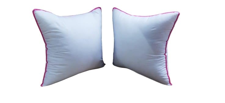 Aaradhya Pillow Conjugate Fiber Feeling Satin Fabric Bed Pillow for Sleeping [Szie 16 x 16 ] Set of 2 Piece