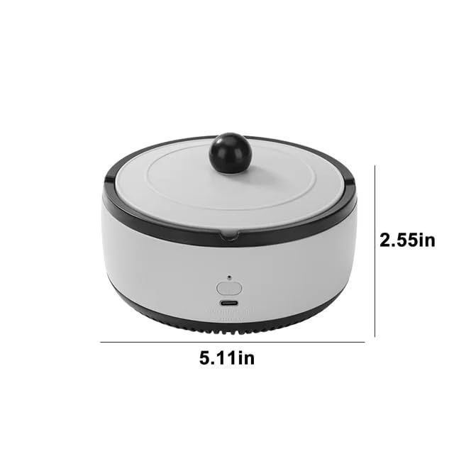 Trendy Nest 2-in-1 Smart USB Chargeable Electric Ashtray & Air Purifier, Smokeless Cigarette Tray for Home, Car, Office (Multicolour 1-Piece)