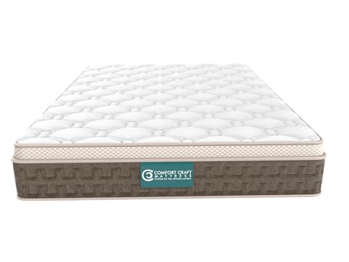 Orthopedic Mattress High Density (HD) Foam for Bed Medium Soft & Hard 4 Inches 2 Layered Medium Soft & Firm Support | King Size Gadda