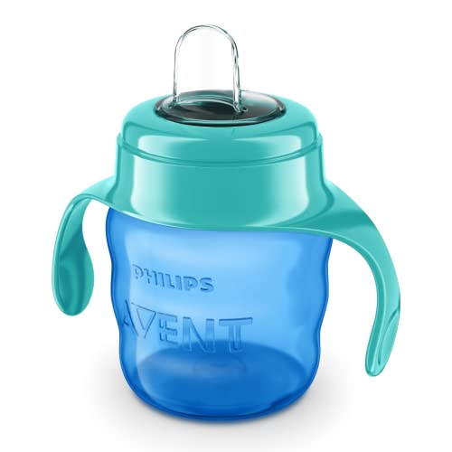 Philips Avent Classic Soft Polypropylene Spout Cup (Green/Blue, 200ml)