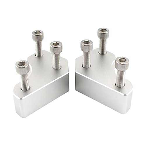 UJEAVETTE Motorcycle Handlebar Risers Kit for GTR1400 2008-2022 Increased 25mm Argent