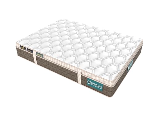 Orthopedic Mattress High Density (HD) Foam for Bed Medium Soft & Hard 4 Inches 2 Layered Medium Soft & Firm Support | King Size Gadda