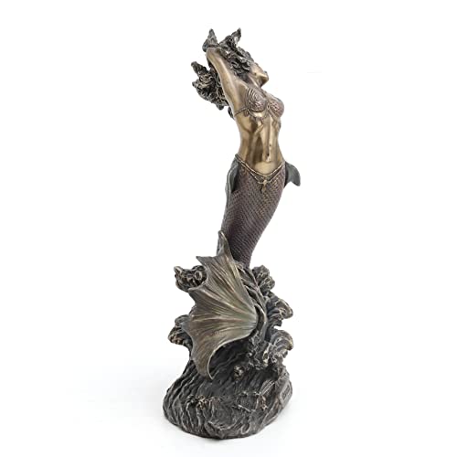 Veronese Design Ocean Goddess Yemaya Mother of The Seas Bronze Finish Statue