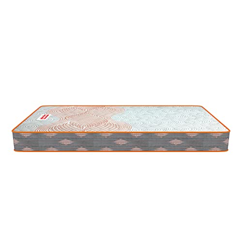 Coir FIT Health Spa with SrtX��Technology 10-inch Queen Size Memory Foam Mattress (Off-White, 72x60x10