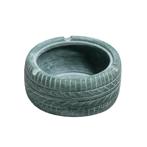 Tire Shape Ashtray Resin Decoration Ashtray for Living Room Home Accessories Green|Home & Garden|1 Tire Shape Ashtray