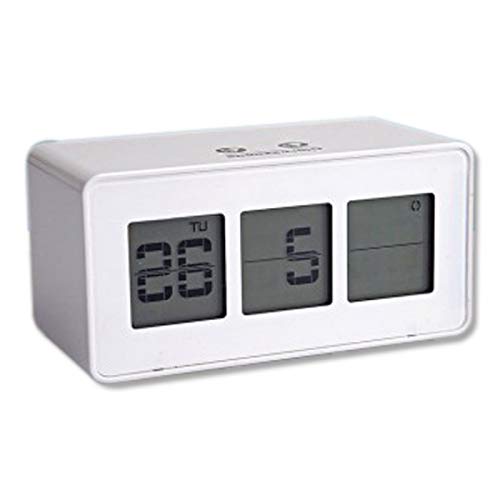 SMILE WORLD FLIP Display Digital Table Clock with Touch Light/Snooze Function