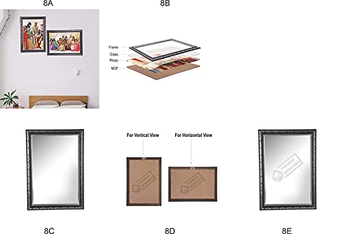 Cheval Glasses WoodenPhoto Frame with Glass 16 x 20 in | Engineered Wood