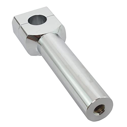 UJEAVETTE Motorcycle Handlebar Riser Kit 22/25mm Universal for Motocross Silver 25MM