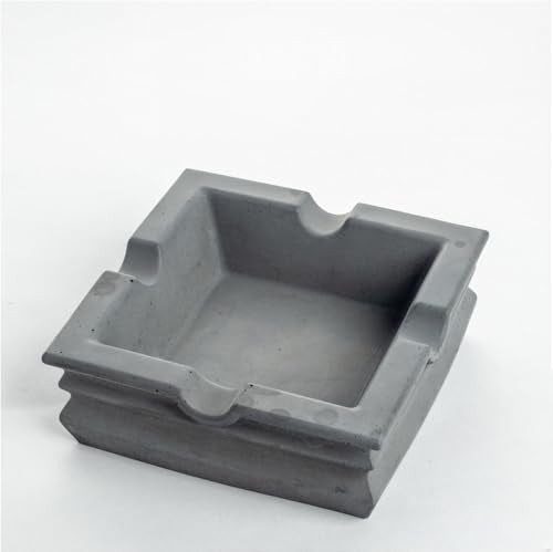 Sqrim- Contemporary, Sleek Concrete Ashtray