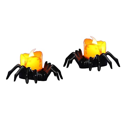 SAZ DEKOR 2X Pumpkin Candle Light Electric Candle Lantern for Festival Halloween Party