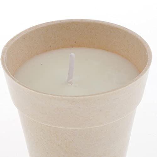 THE STYLE SUTRA 6 Pieces Scented Candle Natural Soy Wax Portable Candle White