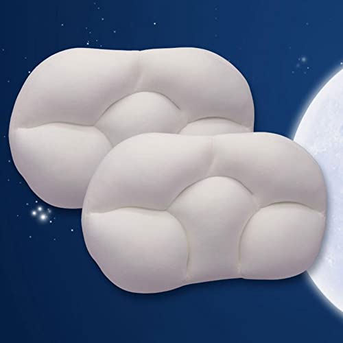 CALANDIS® Cloud-Shape Pillow Contour Sleep Memory Foam for Infant Neck Pain White | 1 x Pillow