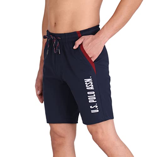 U.S. Polo Assn. Mens Comfort Fit Solid I668 Shorts - Pack Of 1 (NAVY M)