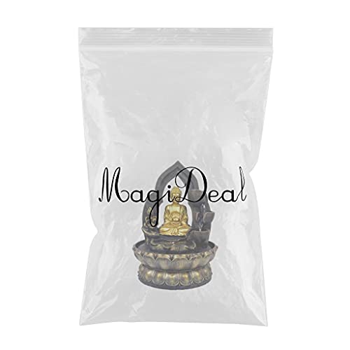 ATORSE® Thai Buddha Table Water Fountain Resin Indoor Fengshui Meditation Relax