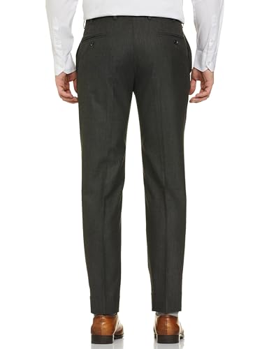 Park Avenue Men's Regular Pants (PMTX07517-G8_Dark Grey