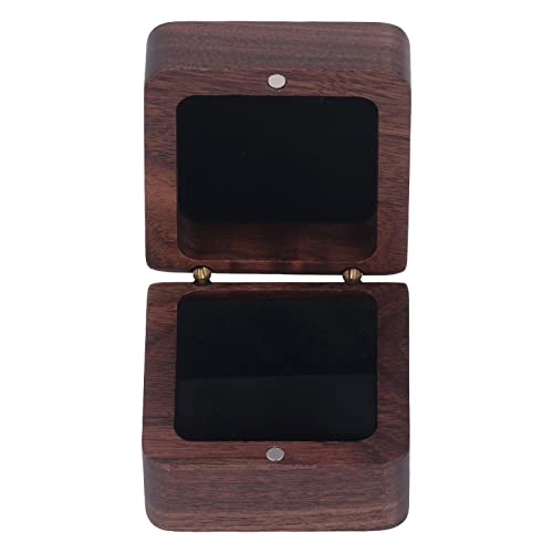 Ubersweet® Wood Holder, Portable Magnet Button Wood Box for Weddings|