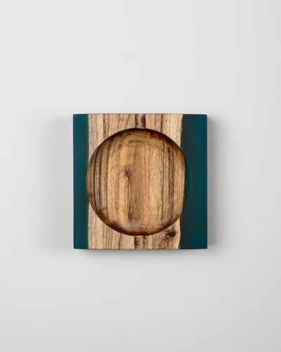 SILKEN Island Paradise Wood and Epoxy Ash Tray