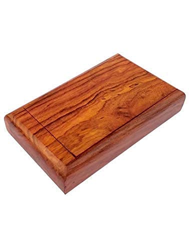 SwuD Wooden Pocket Cigarette Case Holder | Cigarette Organizer | Wooden Cigarette Storage organizer | Pocket Cigarette Case | Cigarette Holder | Stylish Cigarette Holder | Cigarette Storage Box