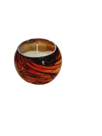 Dazzling HandmadeSandalwood SerenityScented Soy Wax Candle for Home Decor - Eco-Friendly, Long-Lasting Aromatherapy Candle - Perfect for Relaxation, Meditation, and Home Ambiance